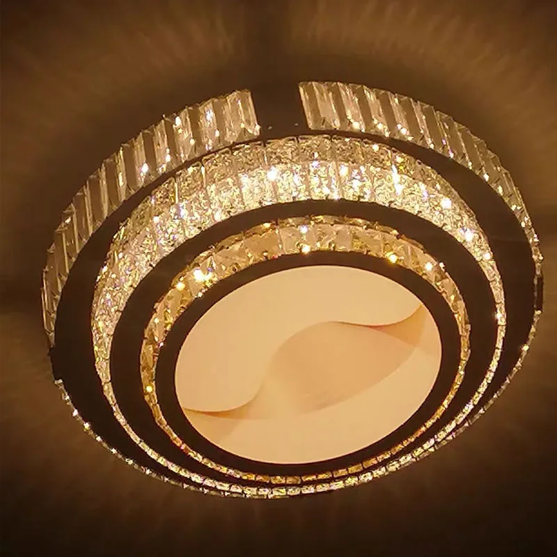 

Luxury Ceiling Chandelier Gold Modern Led Lights Home Decor K9 Crystal Lustre for Living Room Bedroom Bathroom Home Appliance