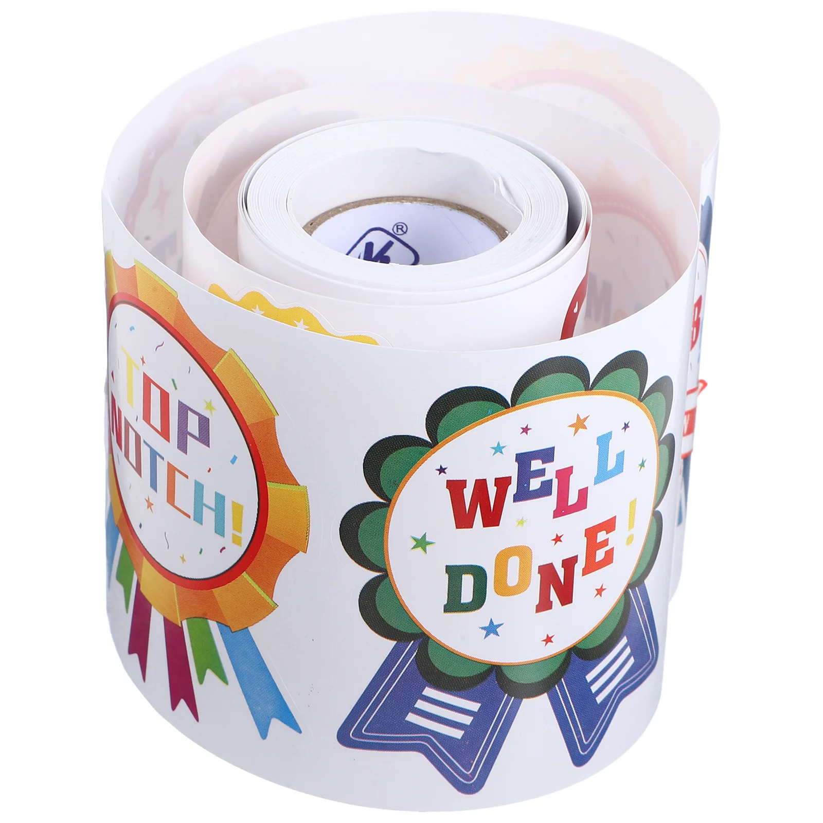 

100 Pcs Medal Label Sticker Stickers for Toddlers Badge Reward Prize Winner Coated Paper Great Job Child