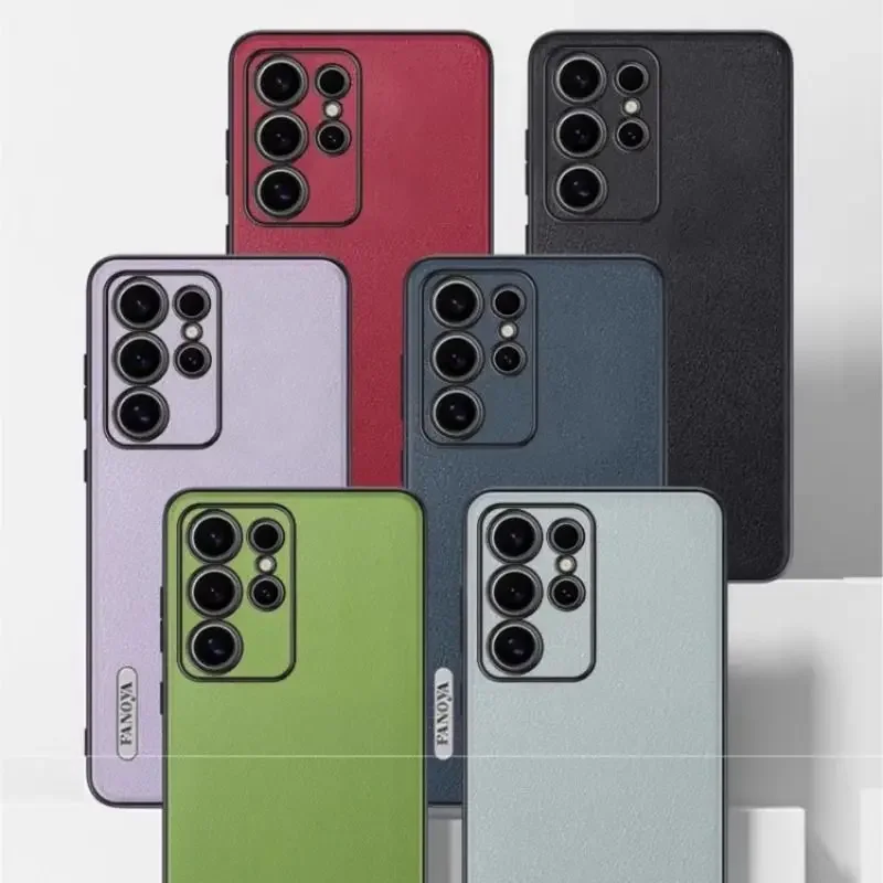 For Samsung Galaxy S25 Ultra Plus 5G Case Car Magnetic Leather Shockproof Cover For Samsung S25 Plus Ultra 5G S 25 Back Casing