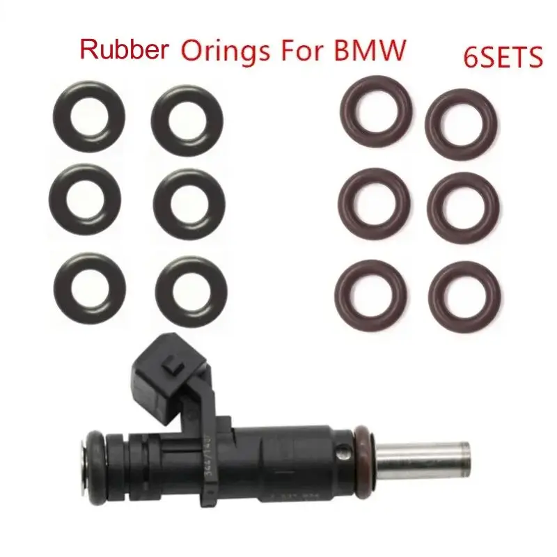 

Wholesale 6set Fuel Injector Seal Kits for BMW E63 E64 E65 E66 E90 E91 E92 E93 N52B25 2.5L 7531634 Repair Parts (AY-RK326)