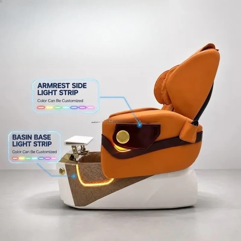 Furniture Foot Spa Tub Recumbent Adjustable Electric Massage Pedicure Chair