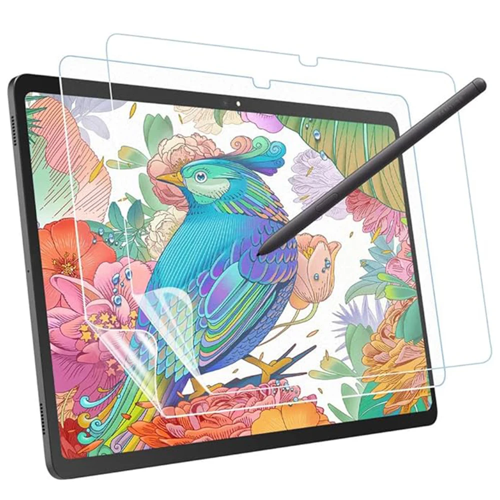 2Pcs Paper Texture Feel Screen Protector for Samsung Galaxy Tab S10 Fe Fe+ S12 Ultra Plus 2026 Film No Glass