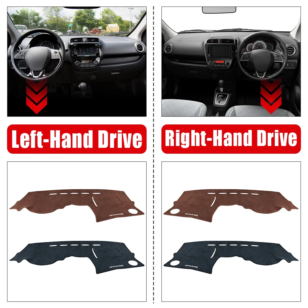 For Mitsubishi Mirage G4 2012-2020 2021 2022 2023 2024 Car Dashboard Cover Avoid Light Mat Instrument Panel Carpets Accessories