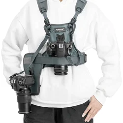 FOMITO Multi Camera Carrier Harness Holster System Camera Strap for Digital SLR Camera