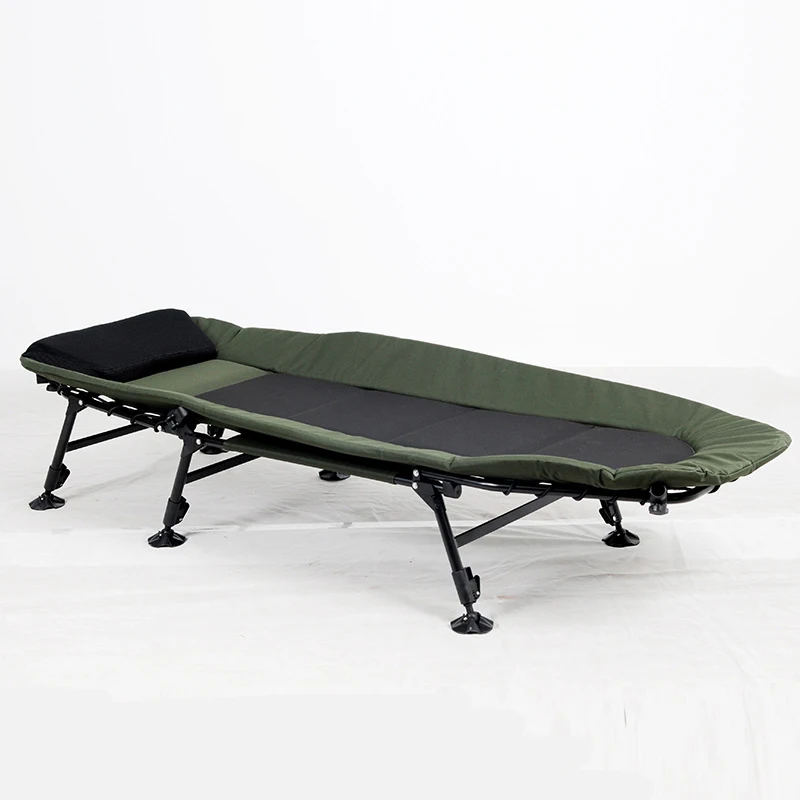 Factory Hot Sale Portable Folding Outdoor Camping and Fishing Bed Chair for Carp Fishing