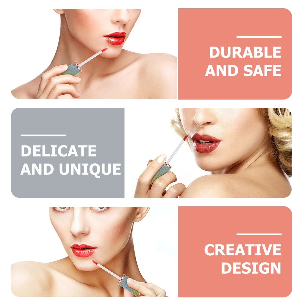 

Lip Gloss Lipstick DIY Containers Empty Refillable Mini Tubes Bottles for Travel Crafts Lip Balm Storage