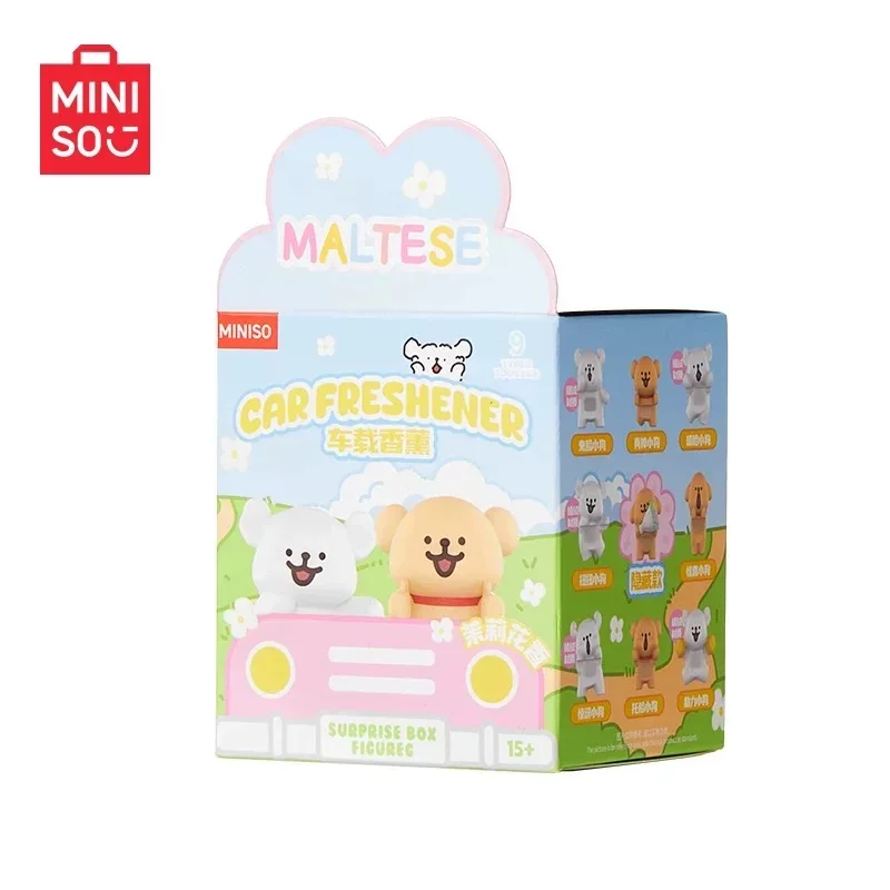 جديد المالطية خط جرو سيارة الروائح صندوق أعمى اللعب عمل الشكل العصرية لعبة المفاتيح دمية للحقائب مفاجأة هدية عيد ميلاد