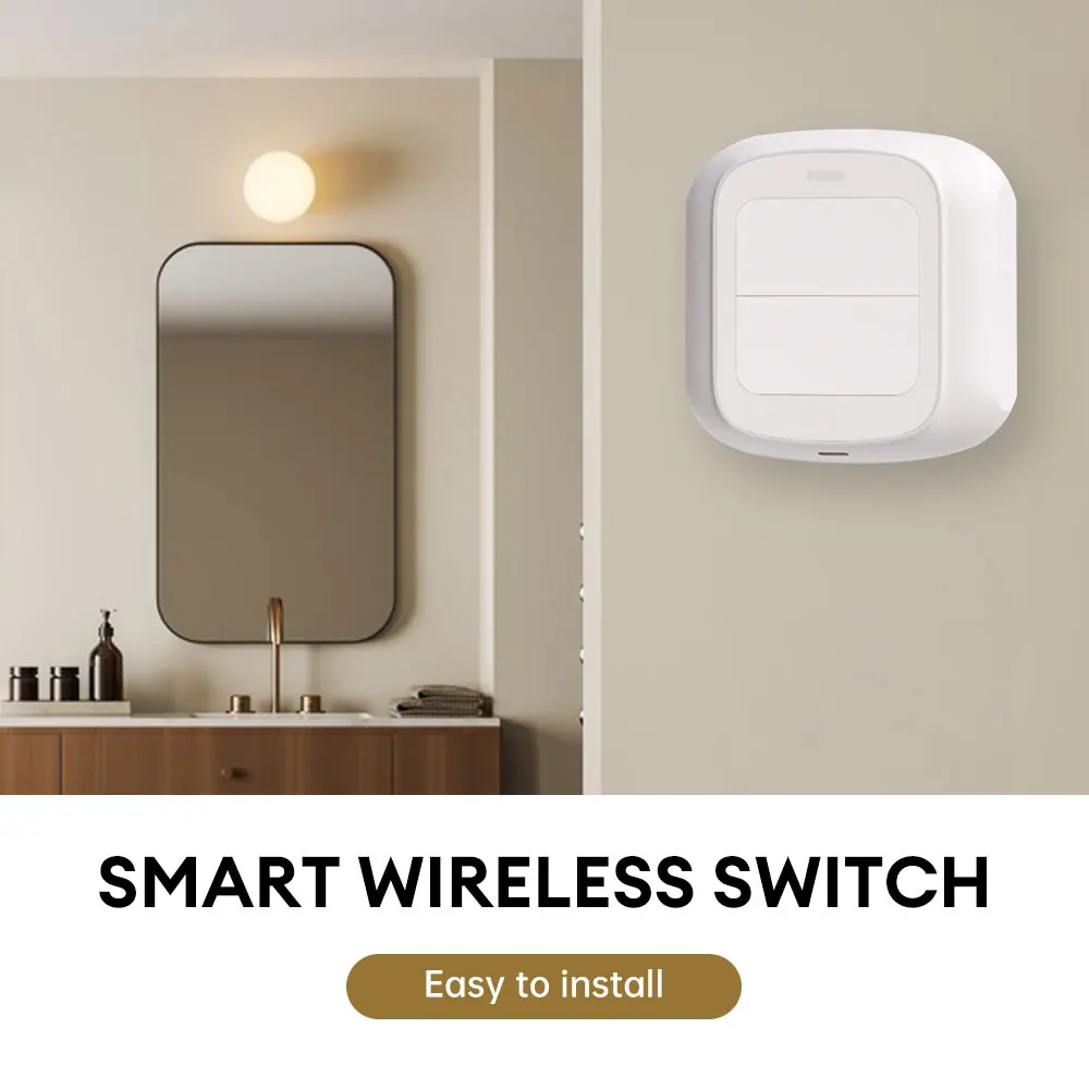 

Smart Scene Wireless Switch Scene Switch Push Button Controller WiFi ZigBee Wireless Switch Smart Home Gadgets Smart Control