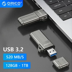 ORICO Mini Solid State U-Disk USB 3.2 Flash Drive Stick Pendrive 128 GB 1 TB Memory Storage Pen Driver Disk On Key USSD 3.0 1TB