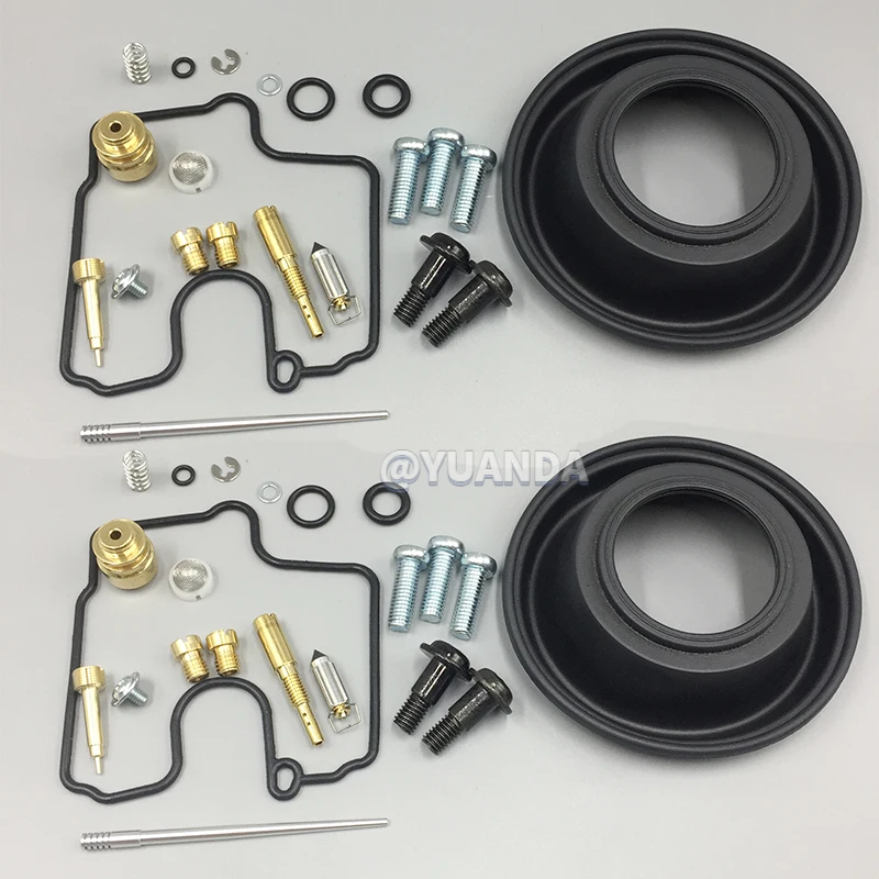 

2Set Carburetor Repair Diaphragm Kit for Suzuki GSXR600 GSX-R 600 GSX-R750 VL1500 - Essential Carb Repair Kit with Diaphragm