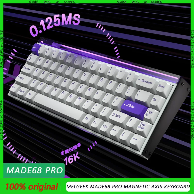 MelGeek Made68 PRO Magnetic axis keyboard for RT esports games customized mechanical fearless contract desktop laptop keyboard