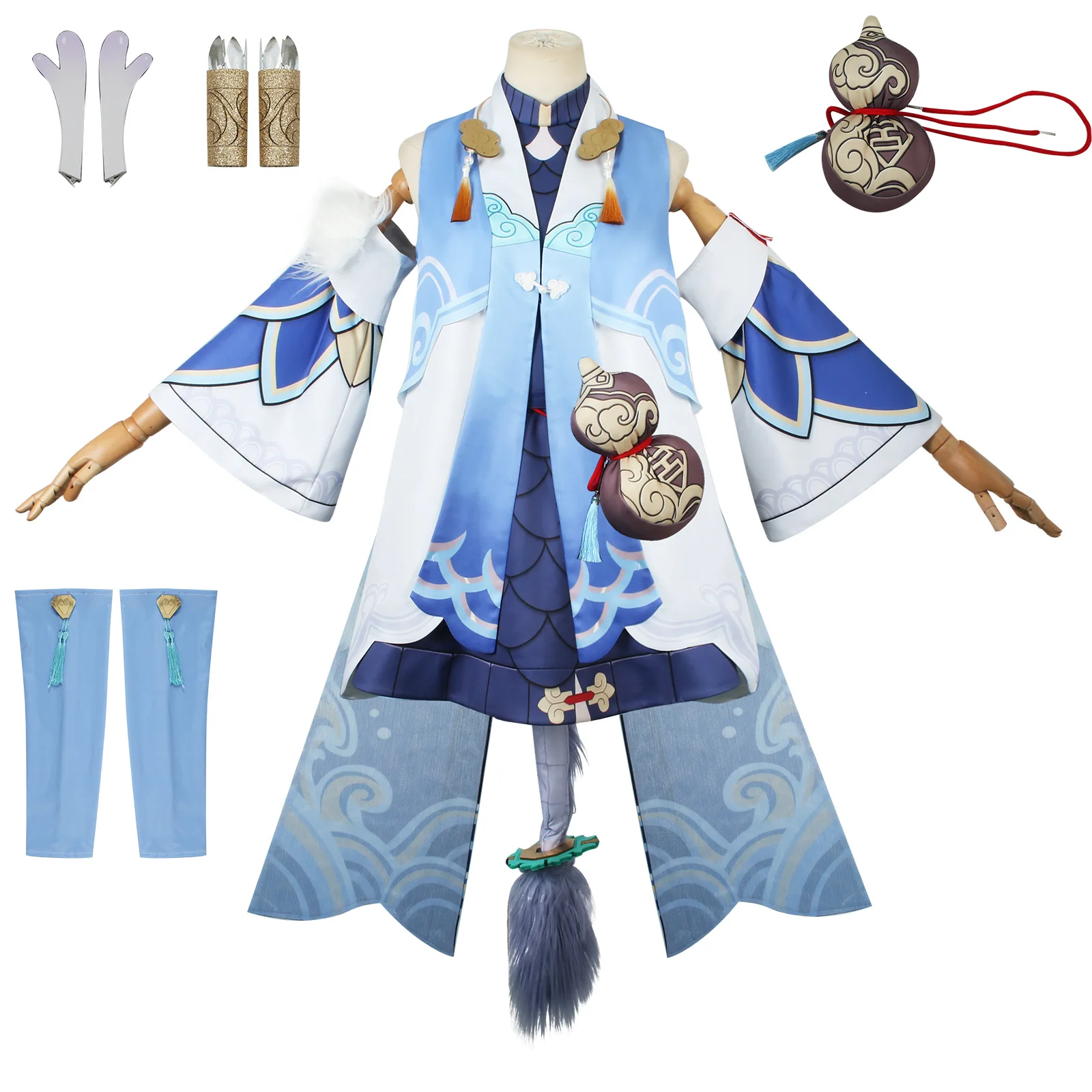 

Honkai: Star Rail Cos Clothing Bai Lu Clothing Full Set Cosplay full set costume ancient animation game