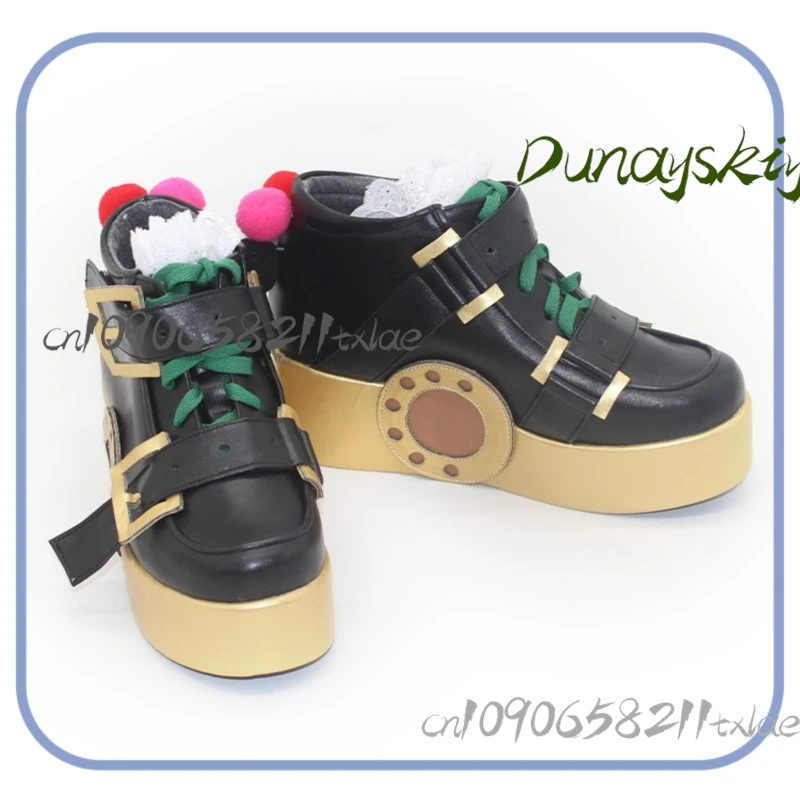 لعبة Zenless منطقة صفر Dialyn النساء الرجال تأثيري أحذية الأحذية السراويل Liuyin أحذية منصة سوداء Jirai Kei المرحلة اليومية كرنفال #2