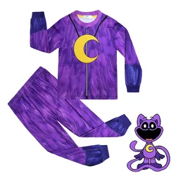 Catnap Cosplay Costume Anime Smiling Critters Pajamas Boys Girls Game Role Playing Halloween Christmas Party Funny Outfits Suit