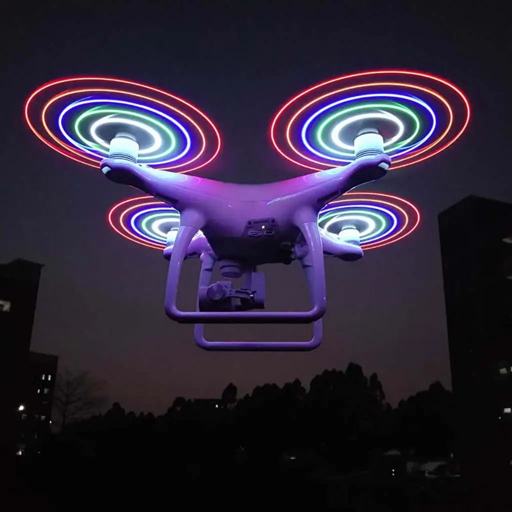 RC Drone Quadcopter Propellers 9450S LED Flashing Plastic USB Charging Accessories for DJI Phantom 3 4