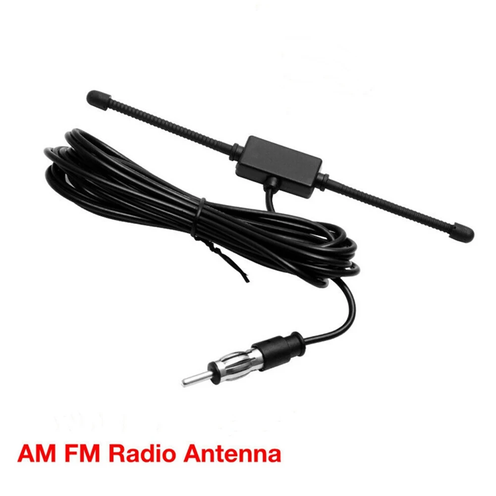 

Boat Stereo Head Unit Receiver RG174 Full Copper Wire Radio Antenna Tuner Fits Most Vehicles DIN Plug Connector