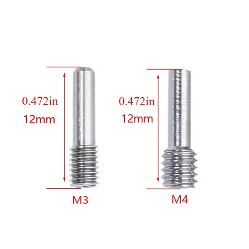10 stks M3 * 12mm M4 * 12mm Schroeven, voor/achterbumper Pin Bouten, Aandrijfas Schroeven voor 1/10 Crawler RC SCX10 TRX4 Upgrade Onderdelen