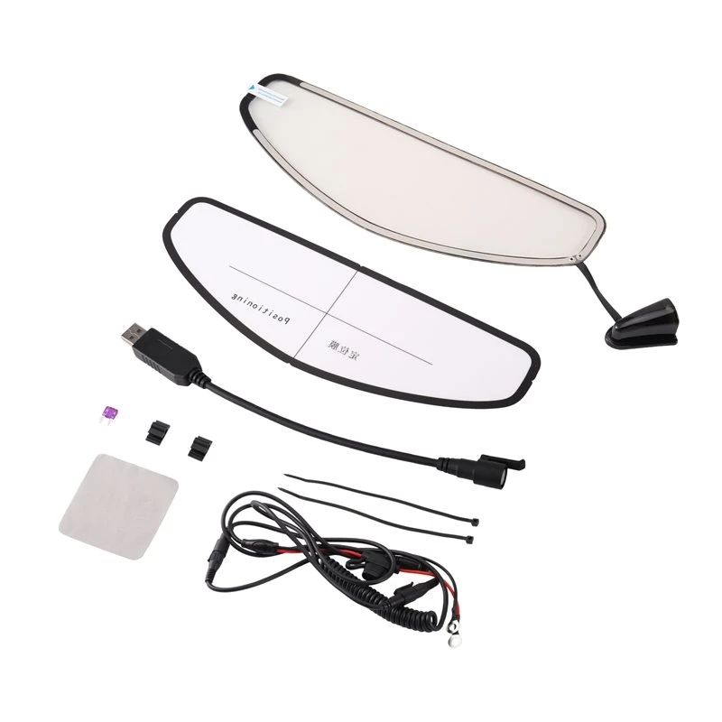 Winter Motorcycle For Helmet Electric Heating Film Anti-Fog Visor Ultra Clear Lenses Patch Film 265X88mm