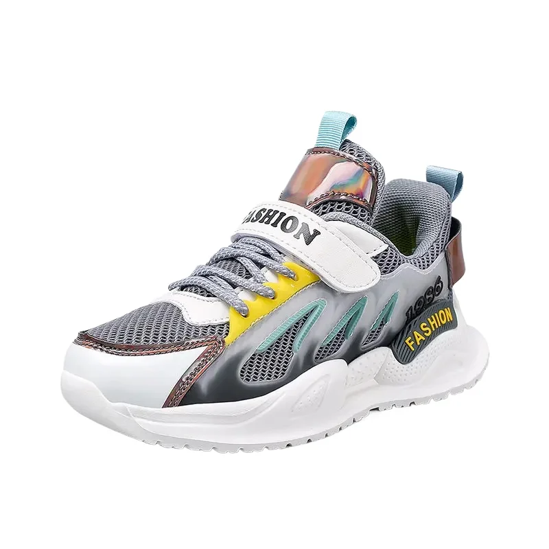 รองเท้าตาข่ายระบายอากาศสำหรับเด็กผู้ชาย ปี 2025 รองเท้าผ้าใบแฟชั่นสำหรับเด็ก ฤดูร้อน รองเท้ากีฬาเด็ก รองเท้าเทนนิสเด็ก รองเท้าเด็กเล็ก ระบายอากาศได้ดี สำหรับเด็กอายุ 3-12 ปี
