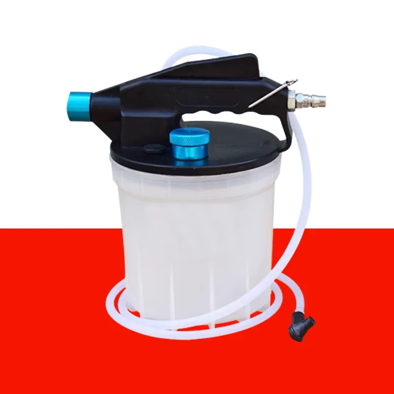 Angled Mouth Pneumatic Brake Oil Changing Machine Car Brake Fluid Filling Bleeder Air Evacuation Maintenance Tool