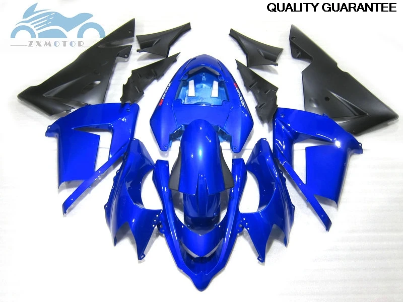 

Complete Set Motorcycle fairing kits for Kawasaki Ninja ZX-10R 2004 2005 ABS sports fairings sets 04 05 ZX10R dark blue BK21