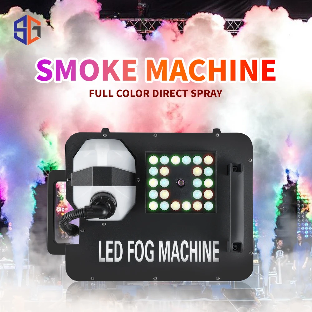1500W gas column Smoke Machine Disco Stage Effect DMX512 Small Atmosphere Equipment Smoke 3000W Fog Column Machine For Concert