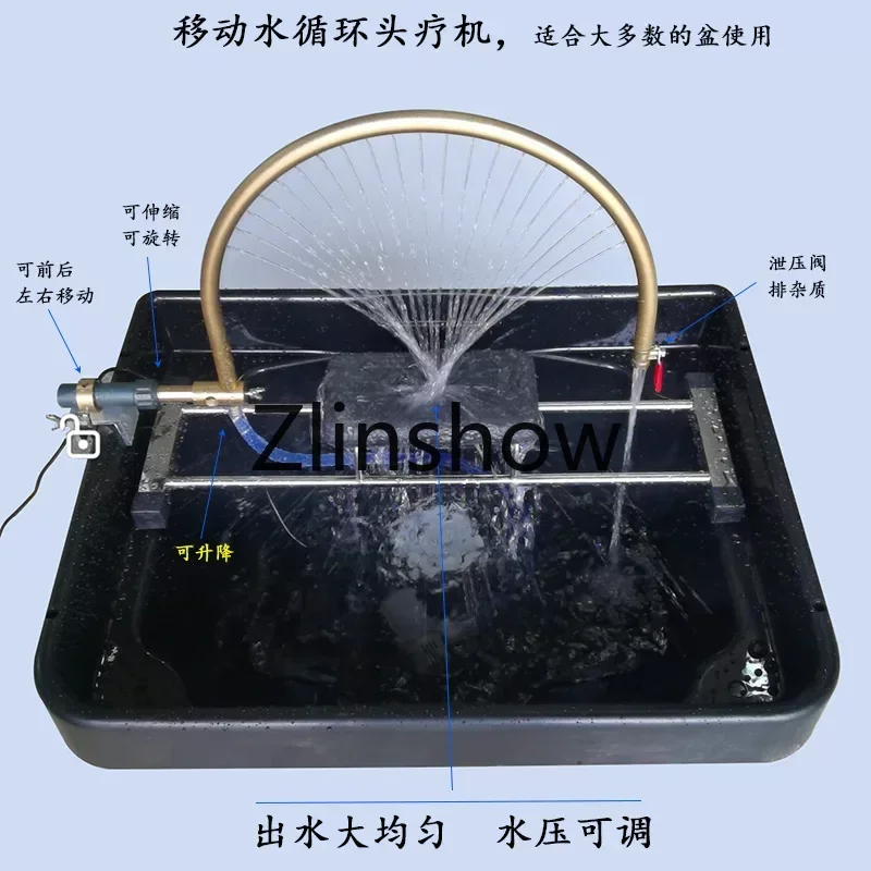 Silla de champú para salón de belleza, masajeador de cabeza para circulación de agua, medicina china, cama móvil especial para Spa