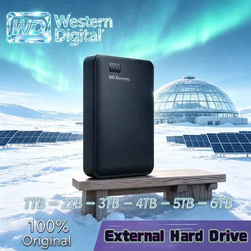 Western WD Western Digital 4TB 2TB External HDD Mechanical USB3.0 Hard Drive Scratch-Proof Long-Term Office Document Disk