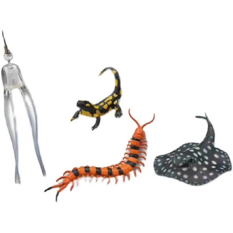 Twisted Egg Scale Model Poisonous and Dangerous Animal Twisting Egg Centipede Manta Ray Jellyfish  Desktop Collection