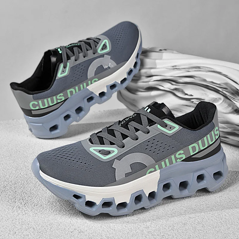 Zapatillas de correr para hombre, zapatillas todoterreno con amortiguación, antideslizantes, de malla transpirable, zapatos de lujo, zapatillas deportivas para parejas al aire libre, zapatillas de carreras