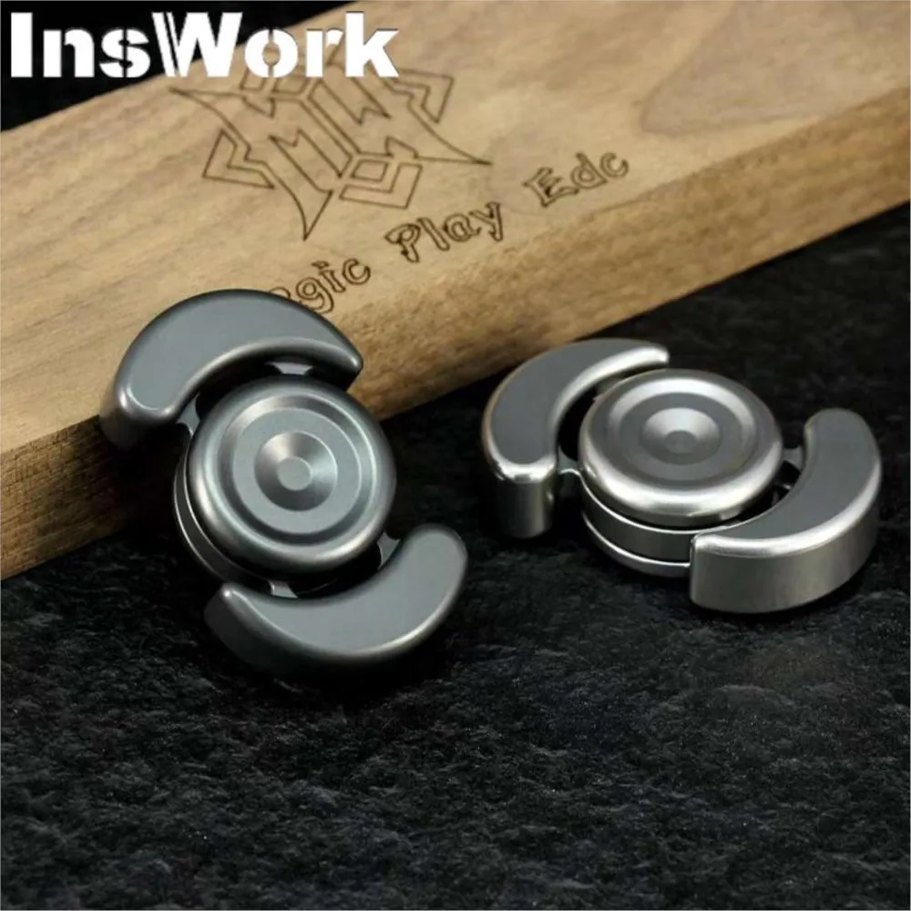 

Magic Play EDC Fingertip Gyro Office Silent Stress Relief Toy Metal Fidget Toys Hand Spinner