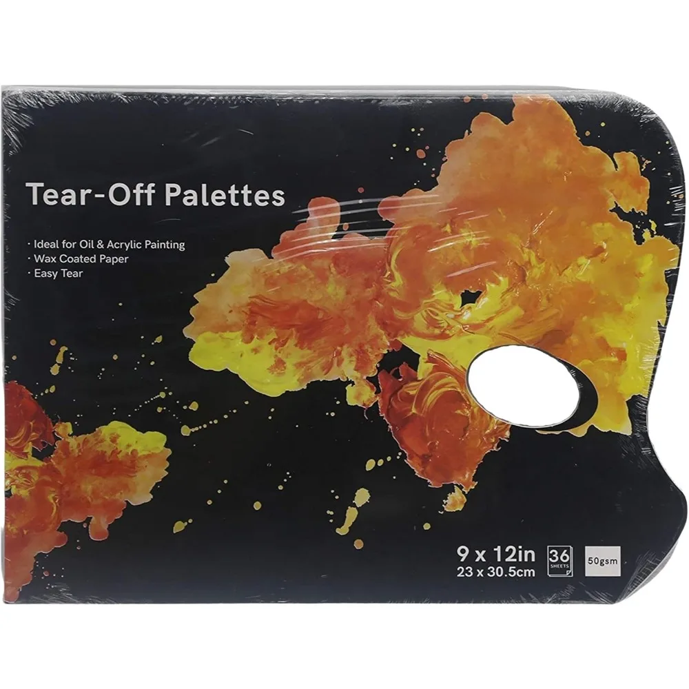 Tear off palette 36 sheets / handle palette 9x12