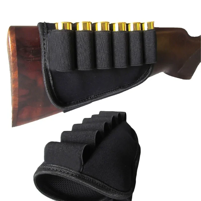 

Pouches Gun Accessories Buttstock 12 Gauge Ammo Cartridges Holder Elastic for Hunting Shooting ELUANSHI neoprene Nylon Fabric