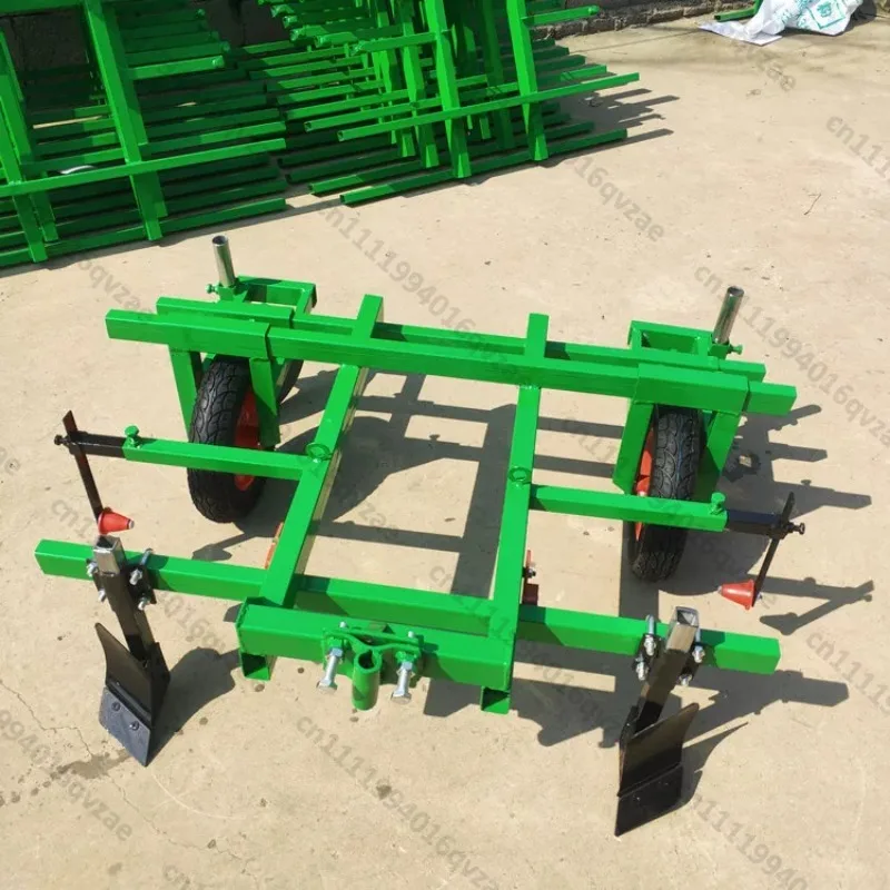 Small Agricultural Laminating Machine Hand-held Tractor Mulch Machine Four-wheel Cover Film Machine Micro-tiller