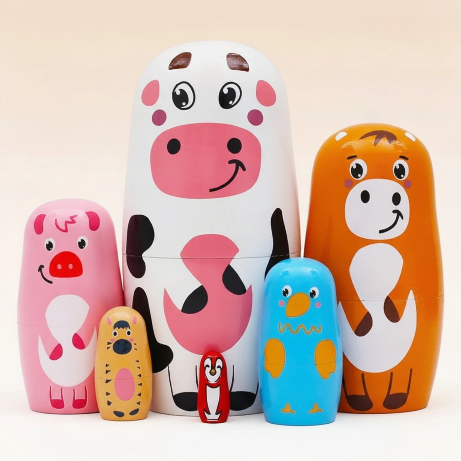 poupee-gigogne-en-bois-motif-vache-figurines-d'animaux-en-bois-mignonnes-et-brillantes-pour-enfants-decoration-de-chambre-d'enfant