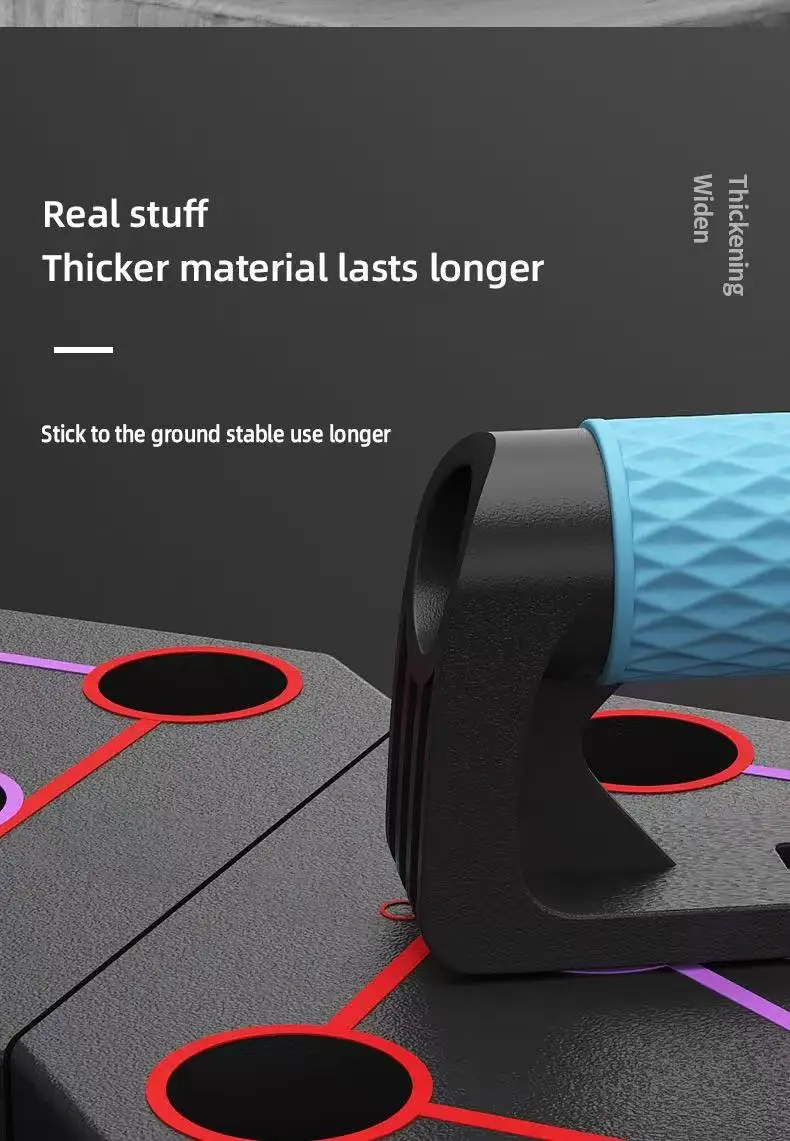 Folding Push-up Board Support Muscle Exercise Multifunctional Table Portable Fitness Equipment Abdominal Enhancement Support image 2