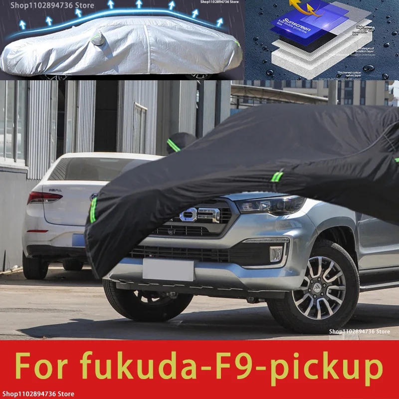 

For Futon F9 fit Outdoor Protection Full Car Covers Snow Cover Sunshade Waterproof Dustproof Exterior black car cover pickup