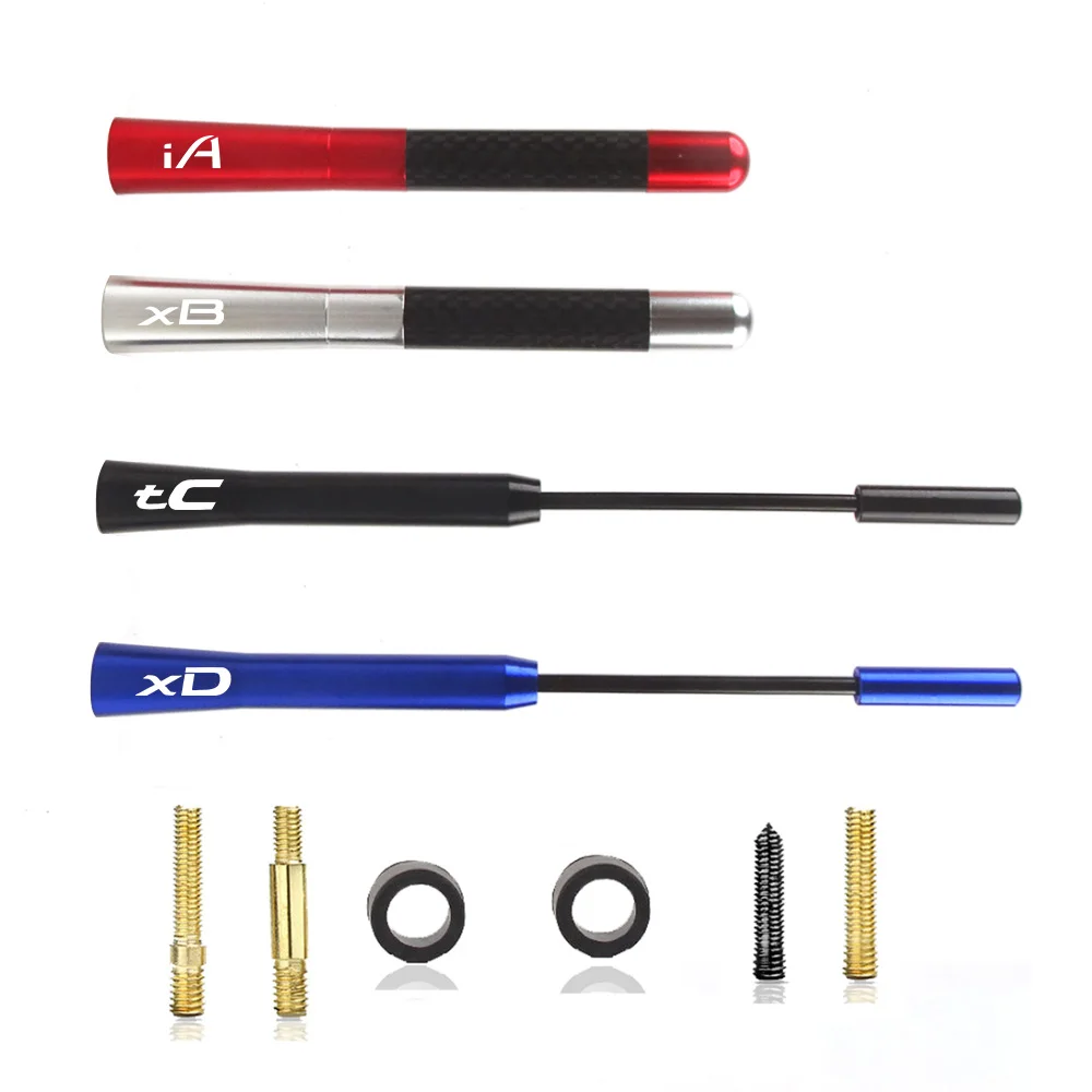 جديد 17 سنتيمتر السيارات هوائي السيارات ألياف الكربون راديو الجوي اكسسوارات السيارات ل سليل bbX FR-S الصمامات Hako iA iM iQ tC t2B xA xB xD