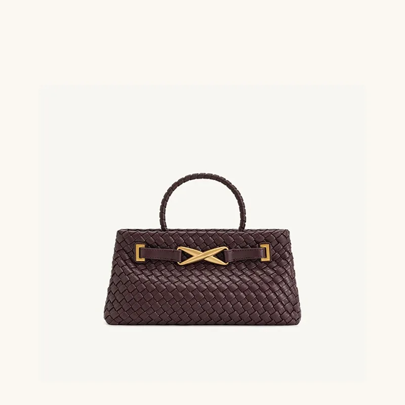 JW PEI hoogwaardige handgeweven handtas in lichte luxe stijl, modieus en veelzijdig, populaire clutch voor avondevenementen en damestas