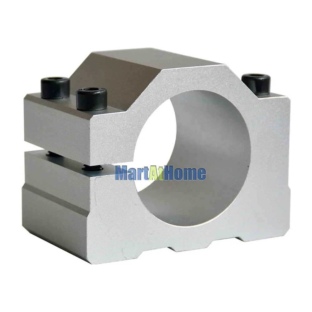 ARGEDO 57 mm ~ 70 mm Spindelmotor-Befestigungshalterungen, Unterstützung für CNC-Graviermaschinen-Armaturen aus Aluminiumguss