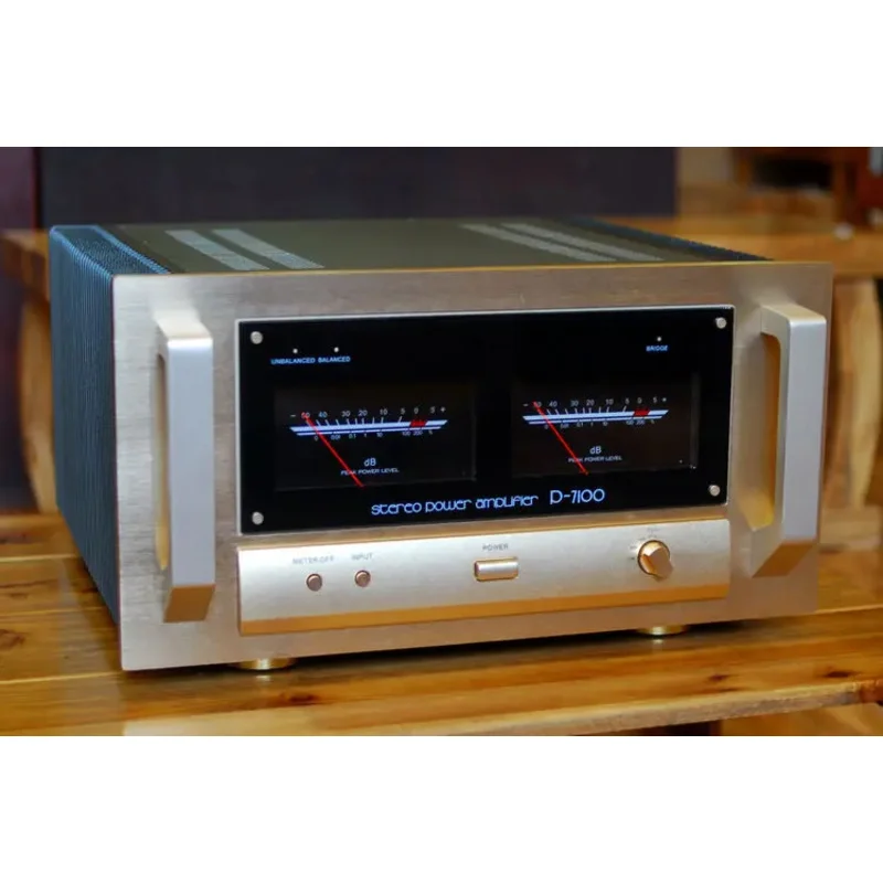 New 1:1 Copy Accuphase P-7100 Stereo Power Amplifier Class A/B Output Fully Balanced 250W*2 8Ω/ 500W*2 4Ω/1000W*2 2Ω