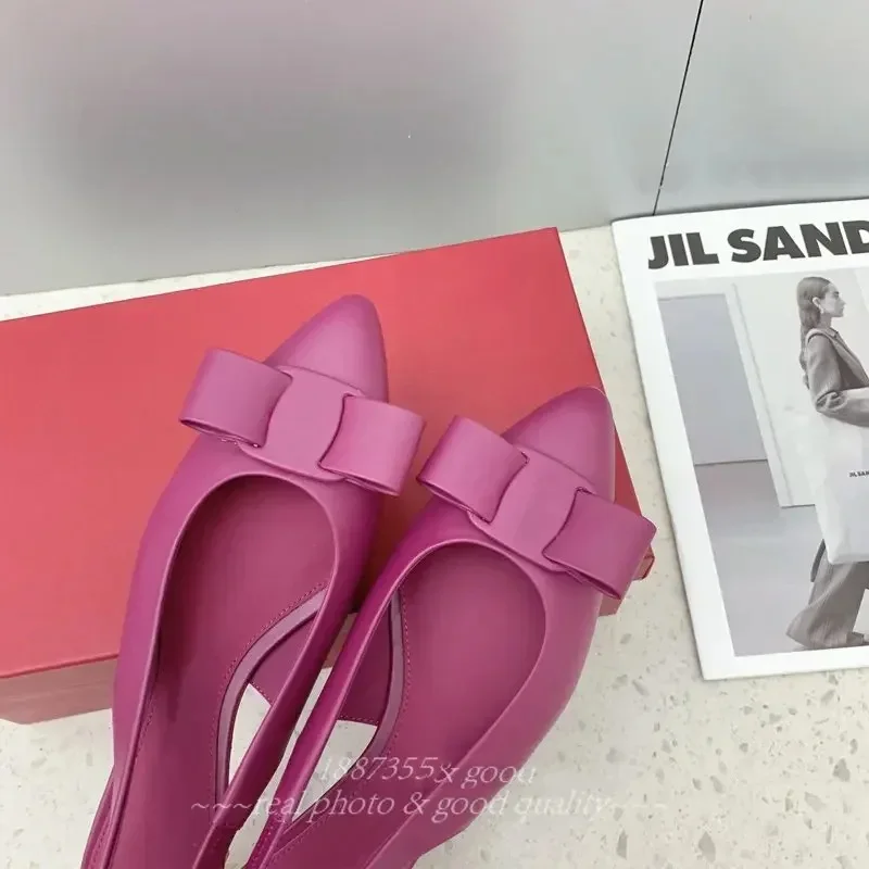 صنادل نسائية جديدة لربيع وصيف 2021 من FANGXITING صنادل نسائية بكعب منخفض وفيونكة ذات فم ضحل صنادل بسيطة