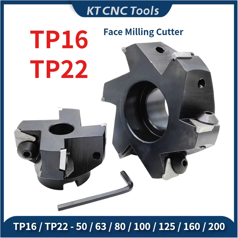 

TP90 Right-Angle Shoulder Cutter Head TP16 50 22 3T TP22 63 22 3T Right angle square shoulder indexable face milling cutter