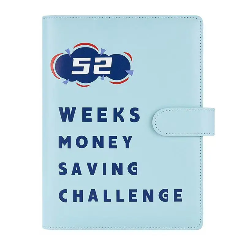

52 Week Money Challenge Binder With Envelopes Storage Budgeting Binder Cash Saving Challenge Box Kit
