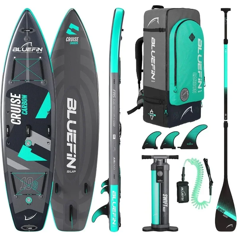 

Fibreglass Paddle & AccessoriesSUP Boards Premium Stand Up Inflatable Paddle Board Stable Design Non-Slip Design