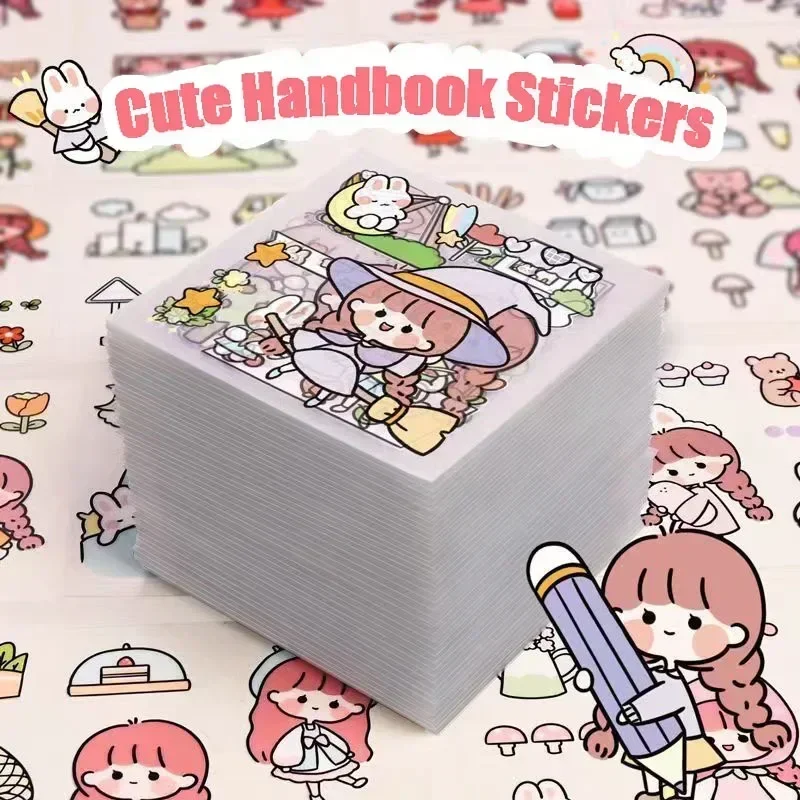 10/50/100pcs kawaii Aufkleber Haustier Muster Cartoon Scrap booking niedlichen Aufkleber DIY Handbuch Aufkleber Dekoration Briefpapier Lieferungen