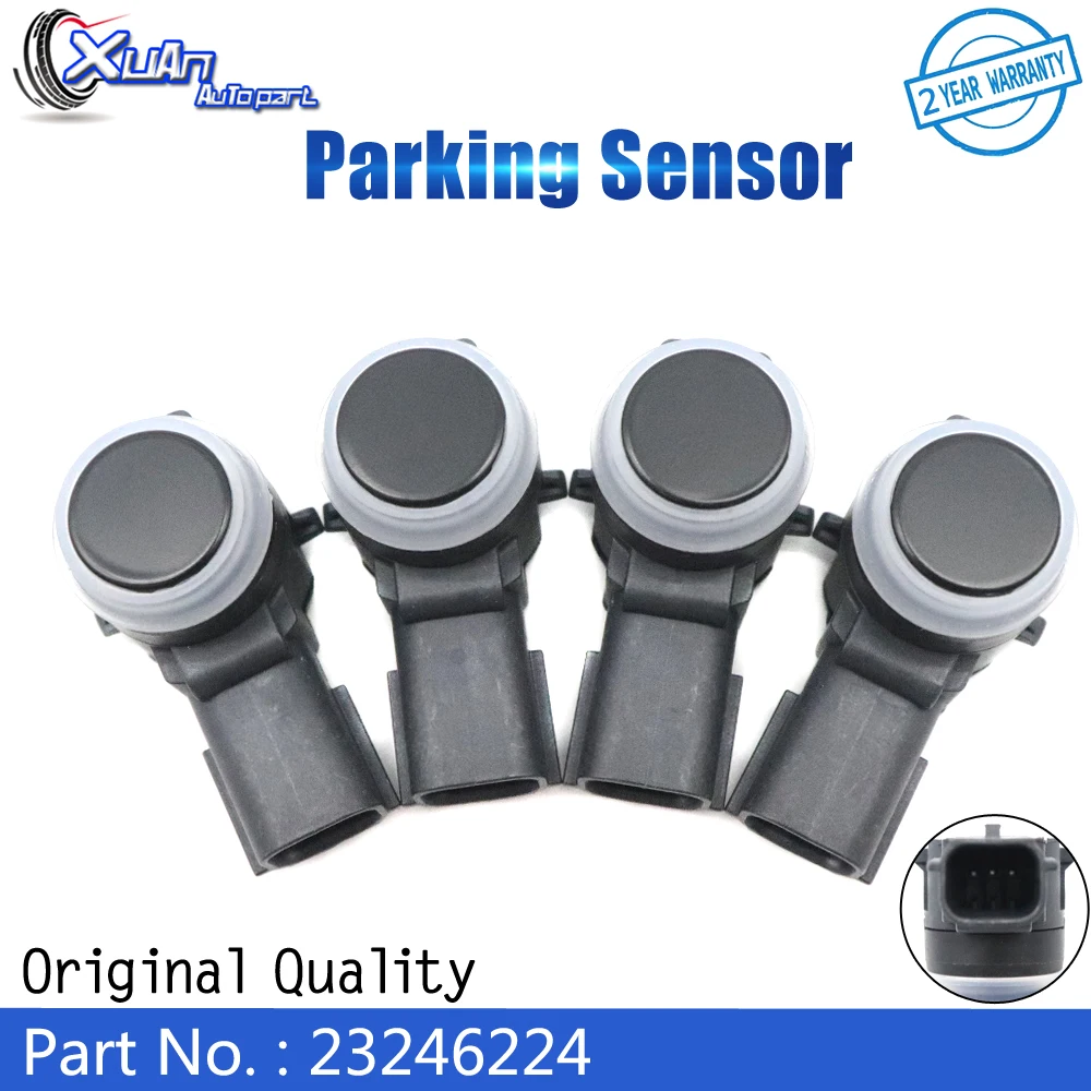 

XUAN 4pcs PDC Parking Sensor Bumper Reverse Assist Parktronic 23246224 for Chevrolet Malibu 2019-2020 0263033131