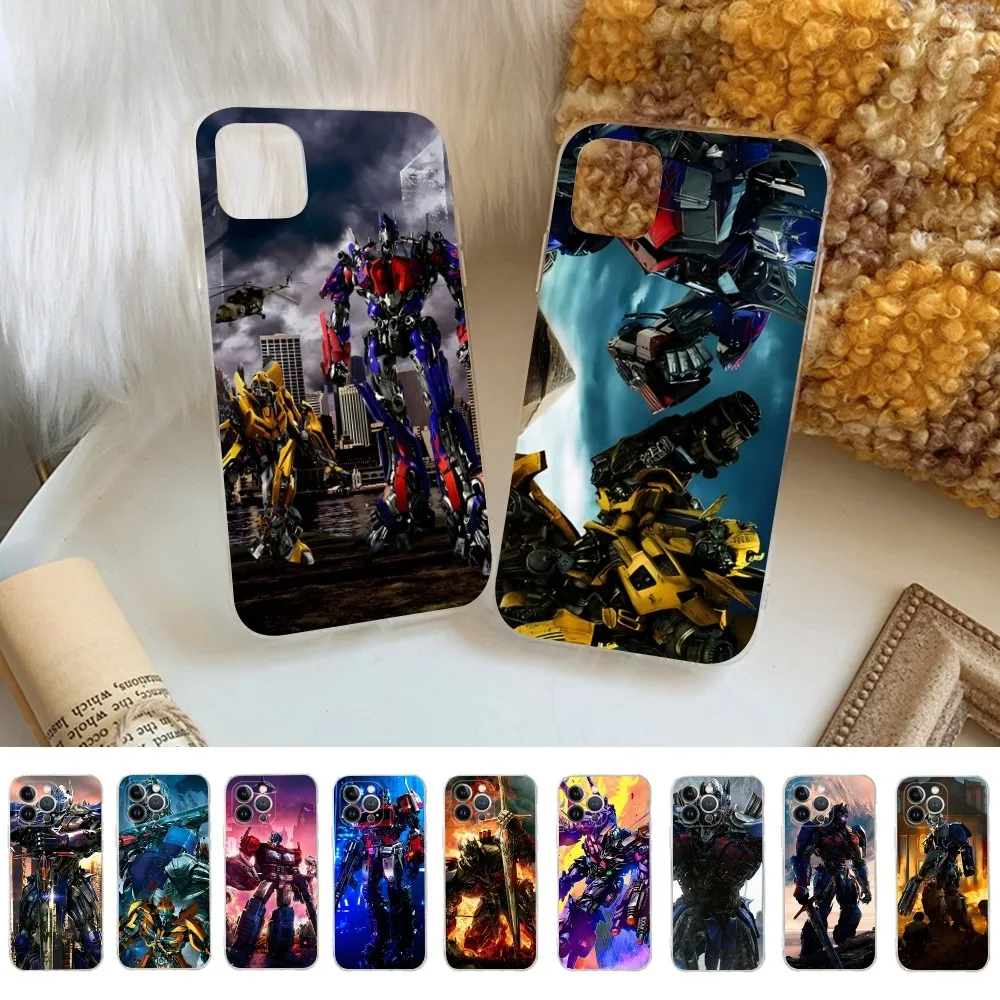 T-Transformers Autobot Phone Case For iPhone 15 14 11 12 13 Mini Pro XS Max Cover 6 7 8 Plus X XR SE 2020 Funda Shell