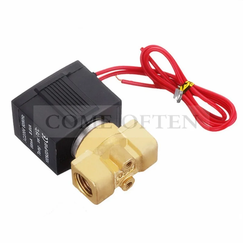 10Bar 2-Position 2-Way VX2120-X64 Solenoid Valve VX2120-08 Normally Closed Gas Valve Water Brass Valve Oil Valve Ac220vdc24v