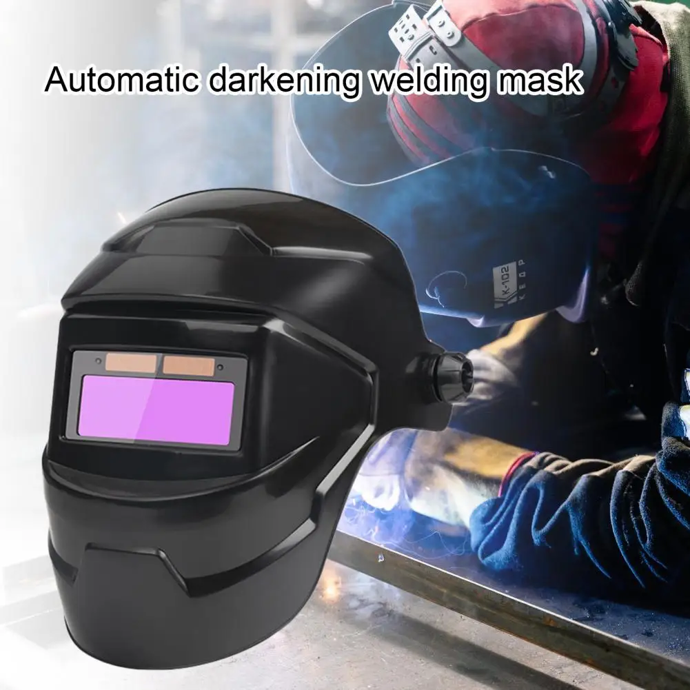 Solar Powered Welding Helmet Side View Panoramic Welding Mask Automatic Dimming Welding Cap Multifunctional Equipment